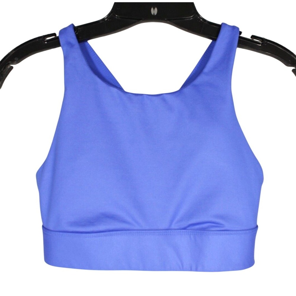 FABLETICS Royal Blue PADDED Active CUT-OUT CRISS-CROSS BACK Sports Bra Sz S
